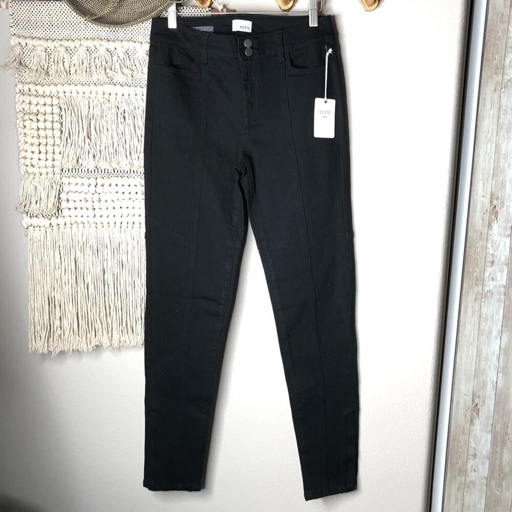 ecru denim the bond black seam detail jeans Size 26